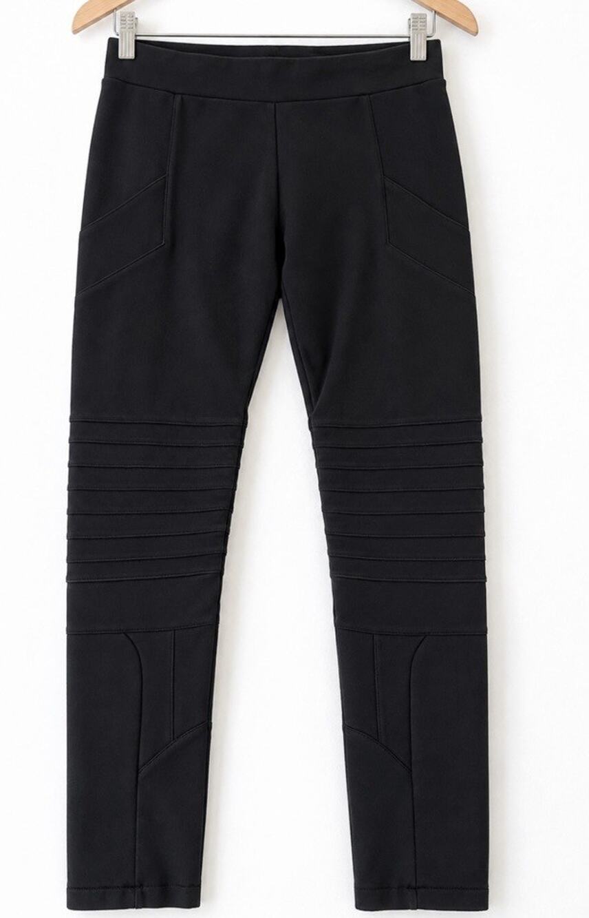 ALLSAINTS Ridley Moto Leggings Small 2 Black
